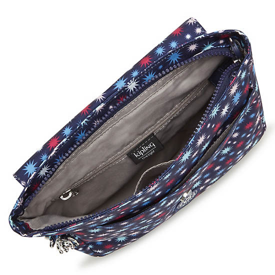 Kipling Dannie Printed Small Rugzak Blauw | België 1668ZU